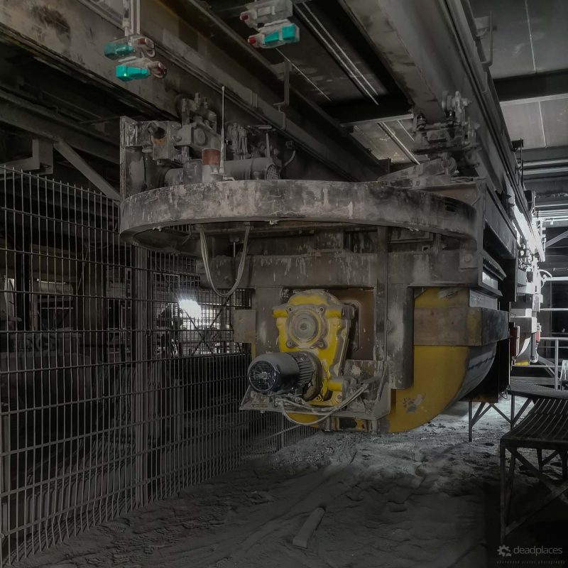 Fahrweg Schiebebuehne Pressen Hangseite